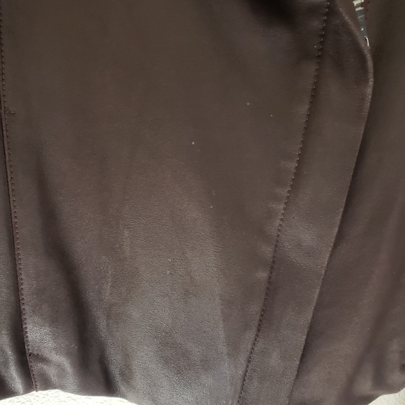 T Tahari Drape Moto Jacket - Picture 5 of 11